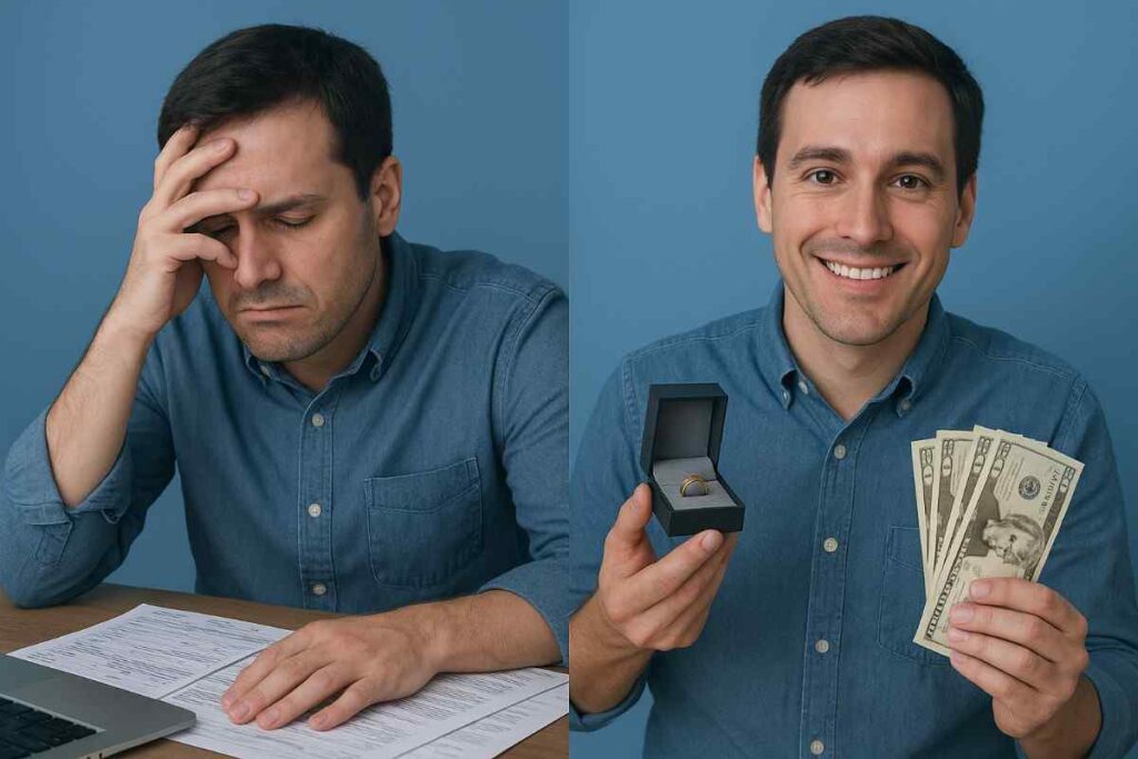 Sell your gold to clear debts