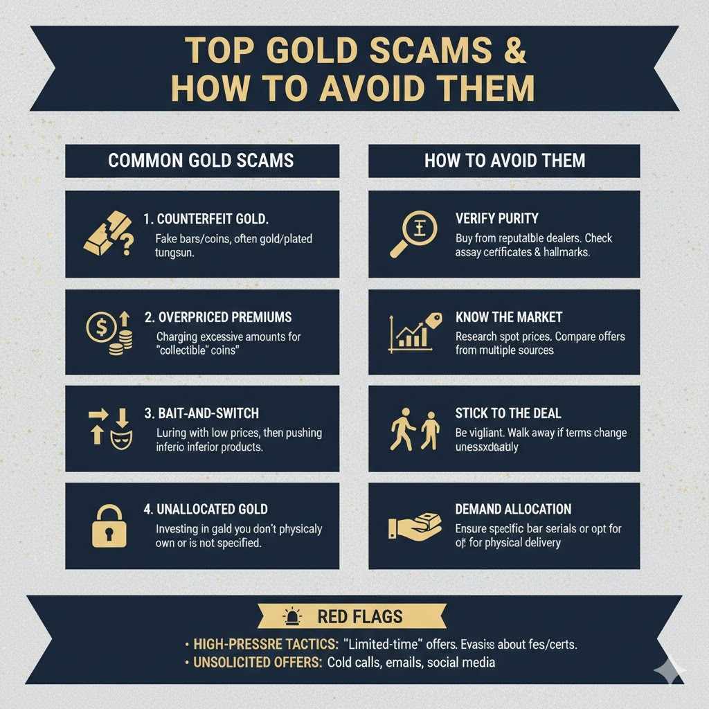 Top gold scams and how to avoid them