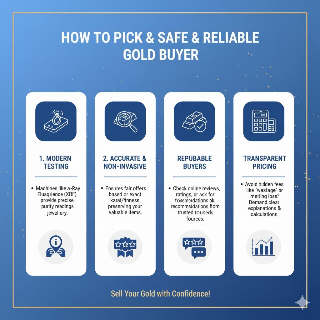 How to pick a safe and reliable gold buyer