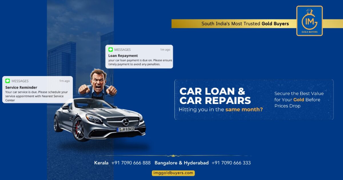 Frustrated with car loans- sell your gold with best gold buyer in Bangalore.