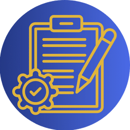 Gold document icon