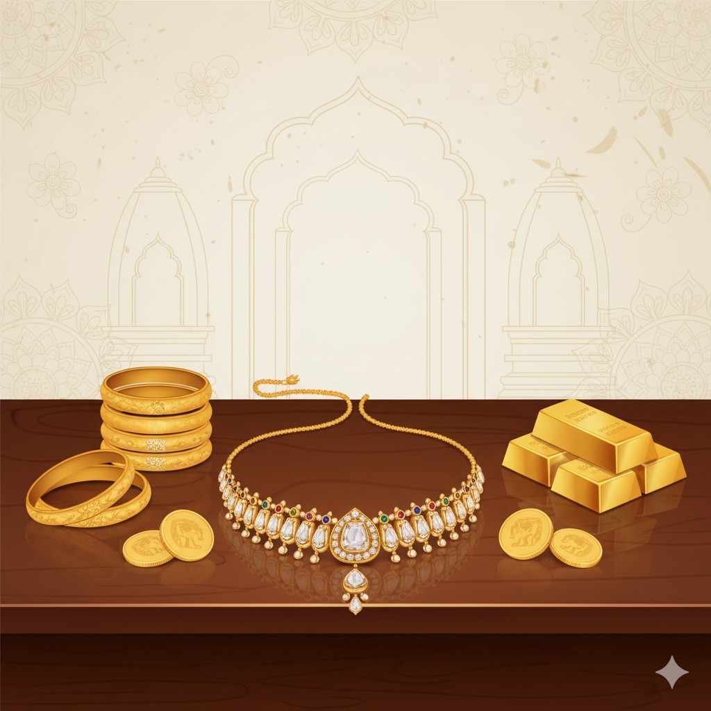 Selling gold jewellery in India