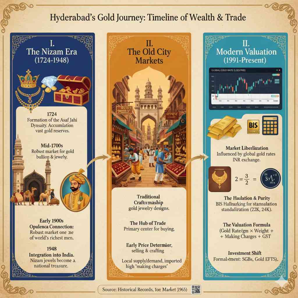 Hyderabad's gold journey