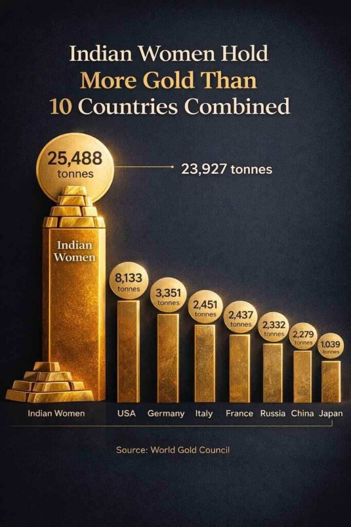 Indian Woman and Gold