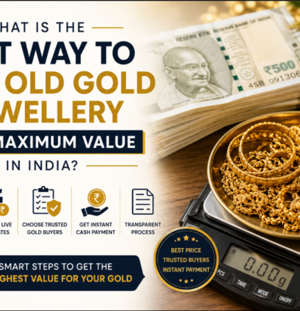 What is the best way to sell old gold jewellery for maximum value in India?