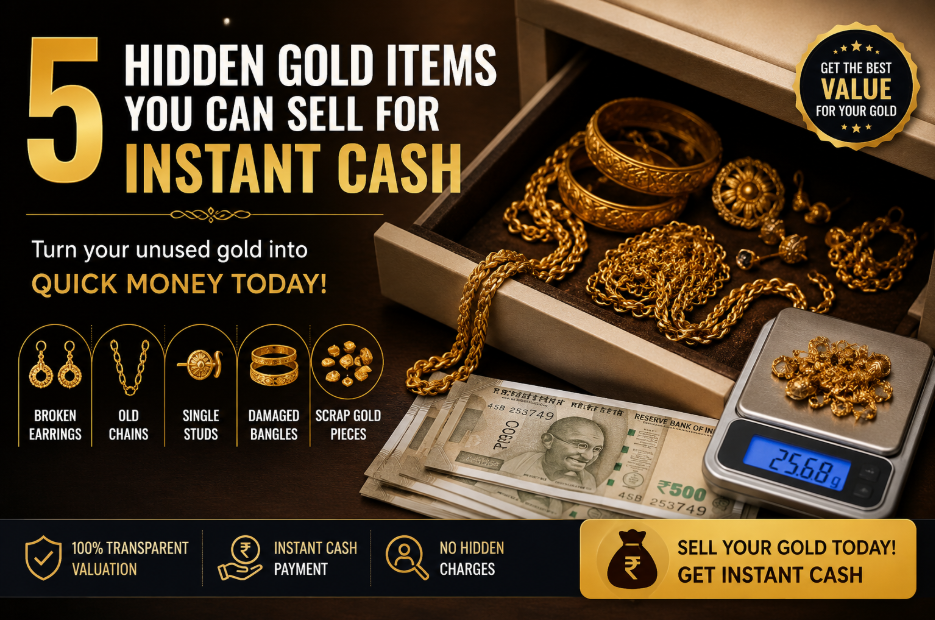 Hidden Gold Items You Can Sell for Instant Cash