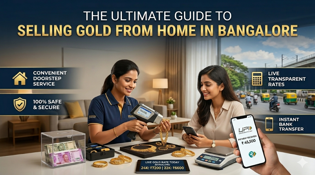 sell gold from home in Bangalore