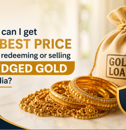 How can I get the best price when redeeming or selling pledged gold in India?