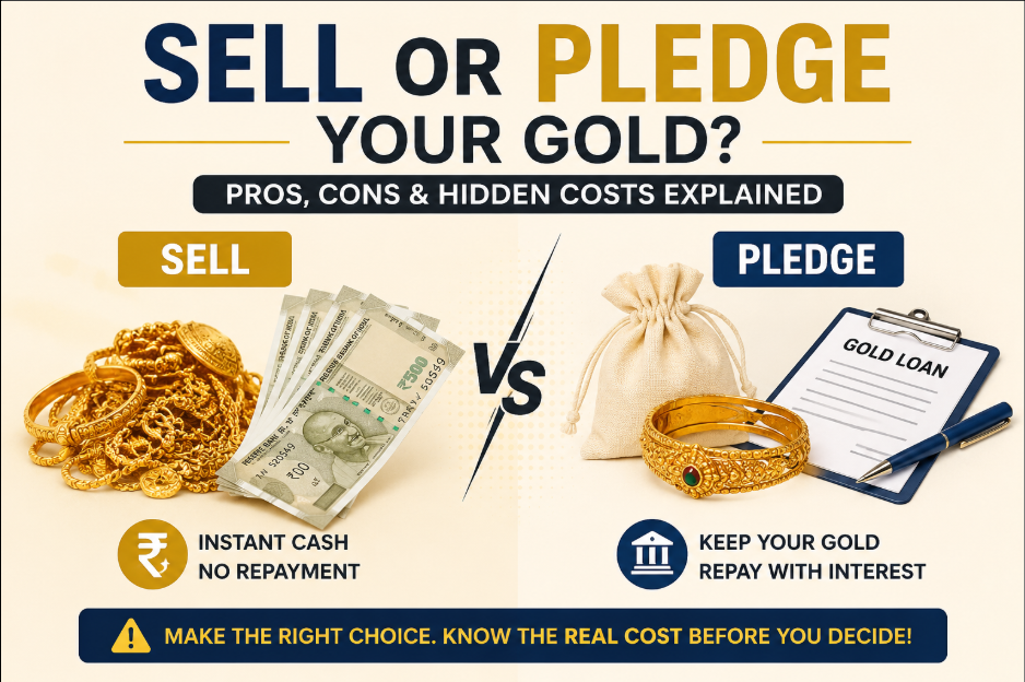 Sell Gold vs Pledge Gold