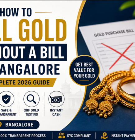 how to sell old gold jewellery without a bill in Bangalore