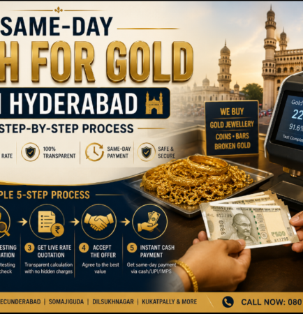 same-day cash for gold in Hyderabad