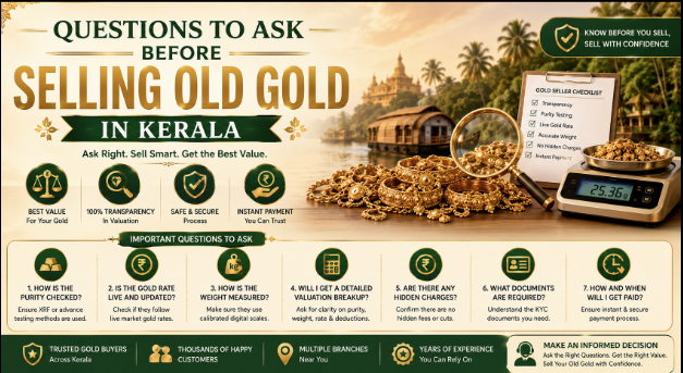 Questions to Ask Before Selling Old Gold in Kerala