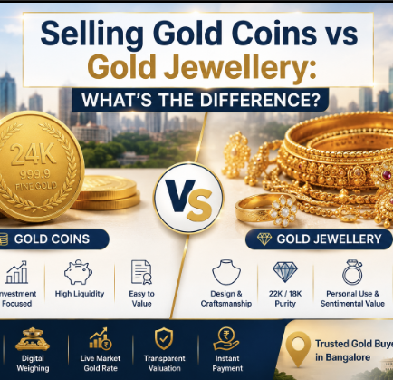 Selling Gold Coins vs Gold Jewellery: Key Differences