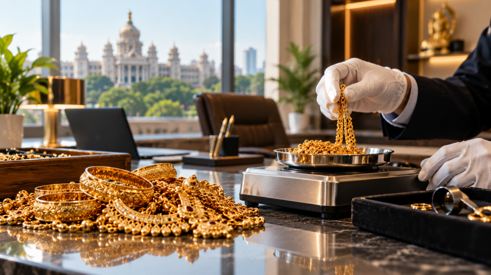 Best gold buyers in Bangalore – professional gold valuation and weighing